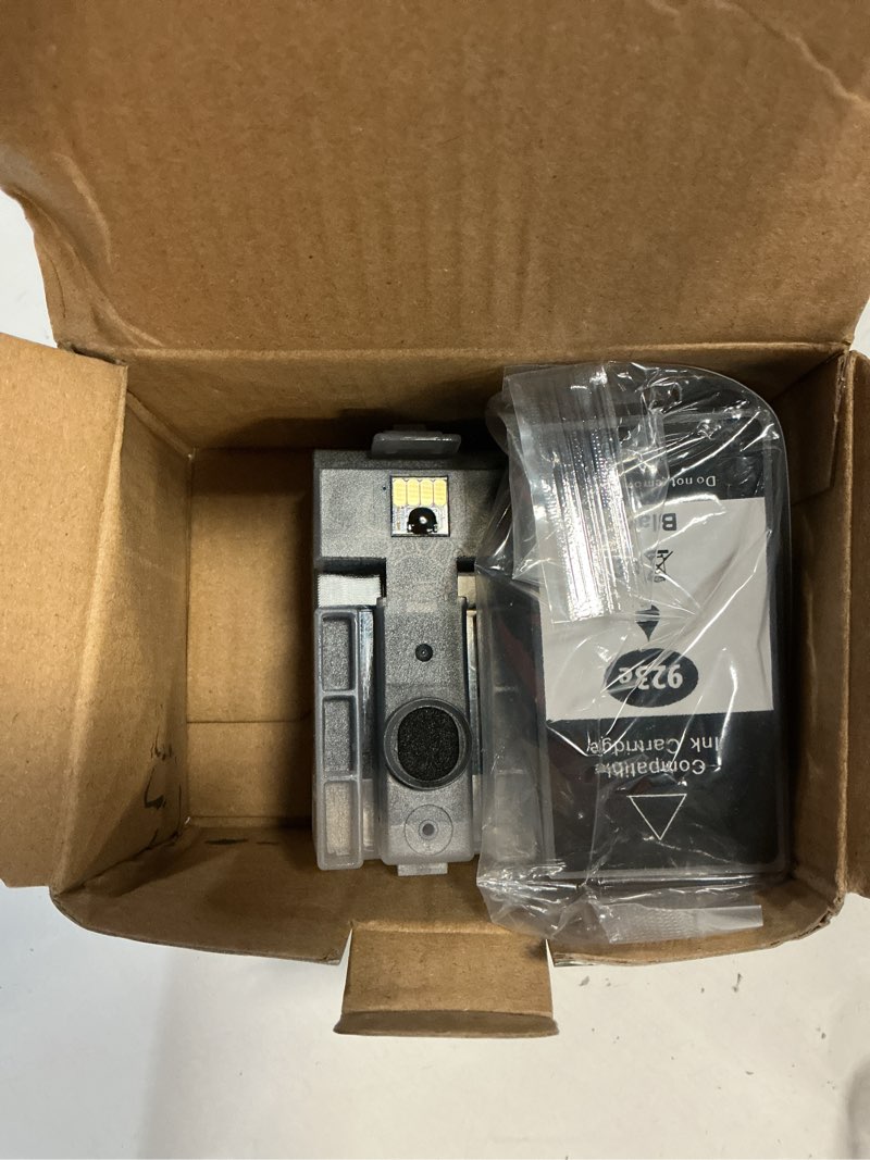Condition photo showing As Is for 923e 923xl ink cartridges compatible replacement for hp 923 xl fit for officejet 8120 8122 8123 8124 8125 8130 8132 8124e pro 8135e 8138e 8139e 8130e 8132e 8134e printer with v25.2.1 chip 2-pack black