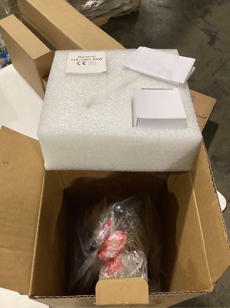 Condition photo showing Good Condition for GyroVu Candle Warmer Lamp with Timer, 3-Level Dimmable Candle Lamps Vintage Glass Shade, Candle Warmer Light Wax Melt Warmer for Scented Wax, Black Warmer Lamp for Women Home Decor (2 Bulbs Included)