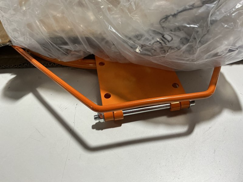 Condition photo showing As Is for Basketball Folding Hoop, Indoor/Outdoor Hanging Basketball Net, All-Weather Net, Wall Hanging 18"