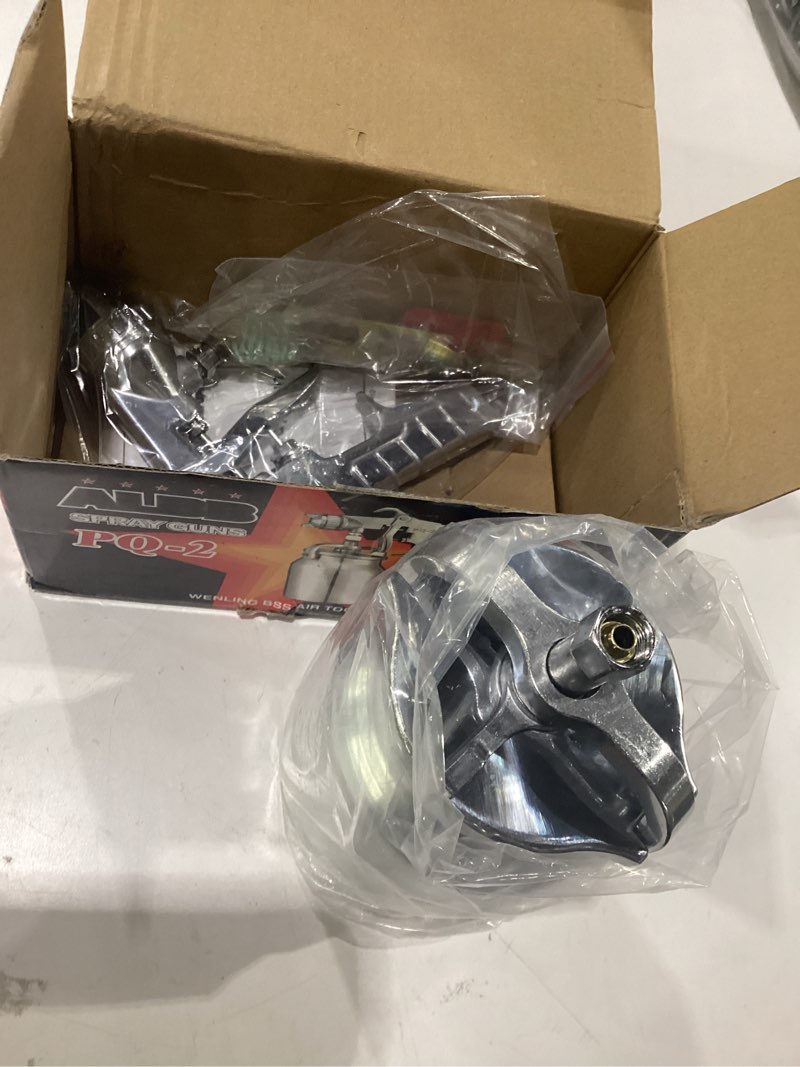 Condition photo showing New/Like New for professional paint spary gun, high pressure siphon feed spray gun with 1000cc cup, nozzle tip size 3.0mm for automotive, household and furniture(3.0mm)