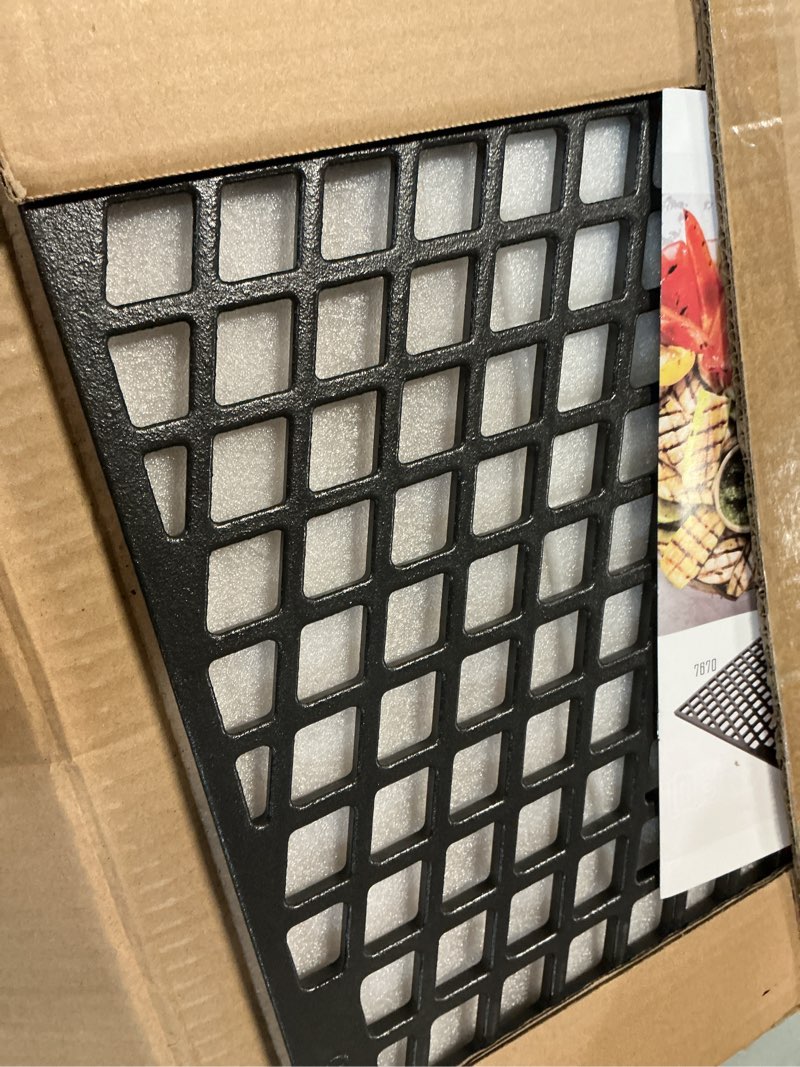 Condition photo showing As Is for 7670 Dual Sided Sear Grate for Weber Genesis II 300 & 400 Series Accessories Genesis II E-330 S-310 E-410 S-435 Parts, Genesis 2022 SX-325S EX-325S E-325S Parts, Weber Smokefire EX4 EPX6 Pellet Grill For Weber 7670