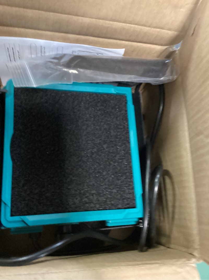 Condition photo showing New/Like New for yihua 948dq-i solder fume extractor fan solder smoke absorber remover tiltable angle with flexible helping hands 8 extra fan filters for soldering wood burning and more upgraded style