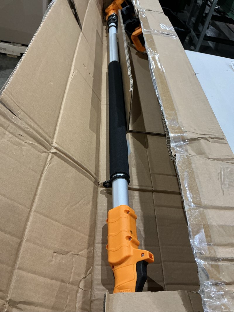 2-in-1 cordless pole saw, brushless mini chainsaw with pole, 20v 4.0ah battery powered pole saws for