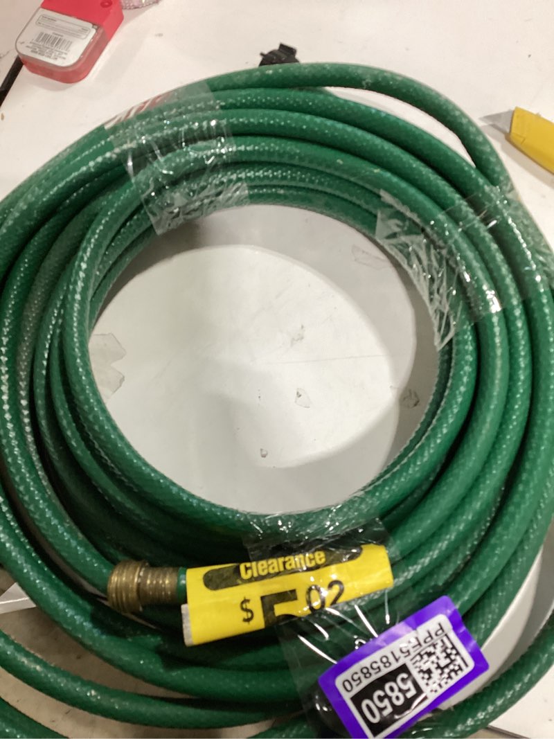 Condition photo showing As Is for waterhose