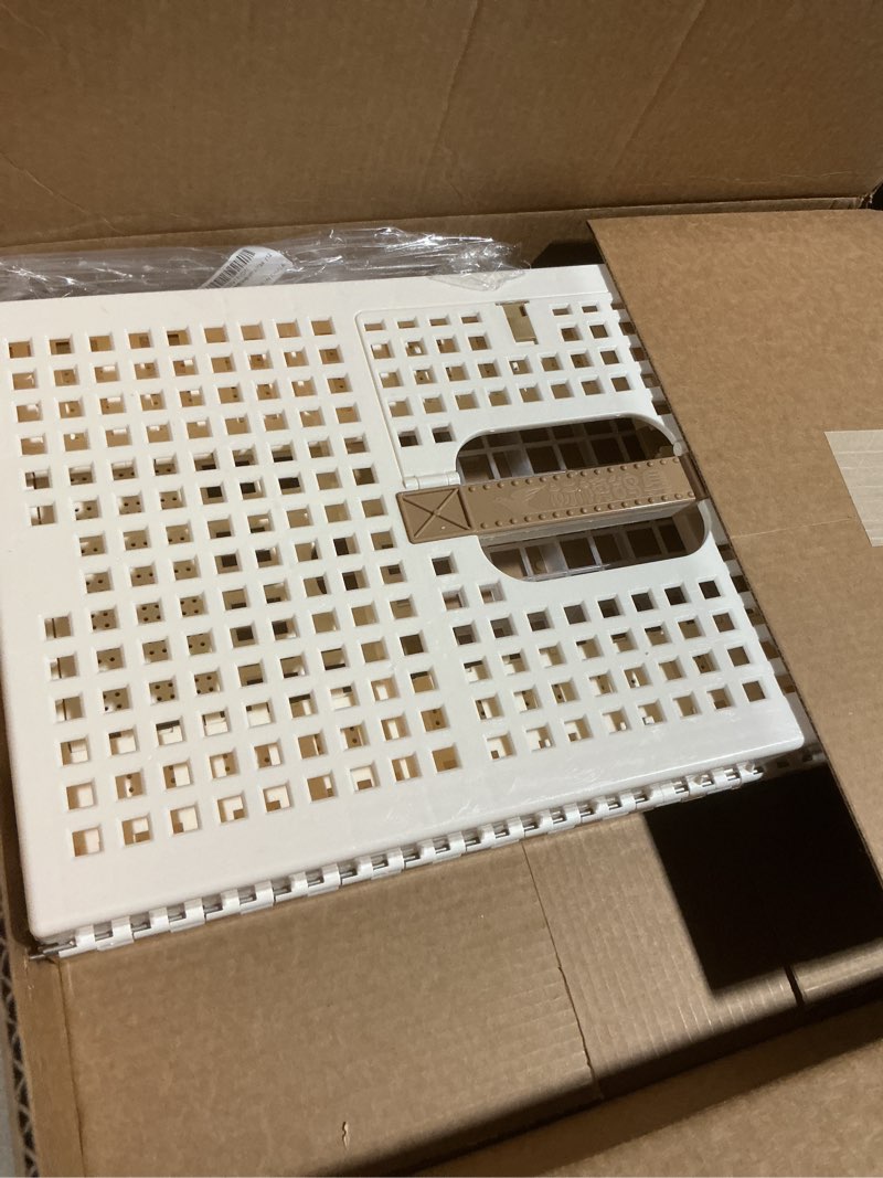 Condition photo showing As Is for Folding Pigeon Cage Racing Pigeons Travel Cage Pairing Cage Plastic Three Doors Nest Box for Training and Release, Competition(L)