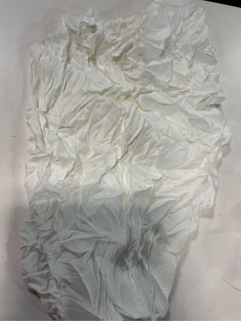 Condition photo showing As Is for bamboo pillowcase set, standard, white