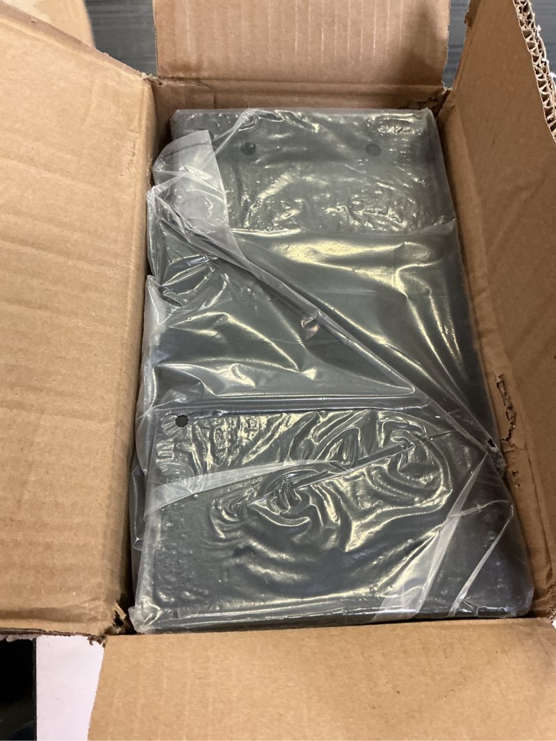 Condition photo showing Good Condition for 4pack 45 degree angle support bracket, for 4x6 (actual 3.5''x5.5'') pergolas, gazebo, deck porch, cabin elevated wood support kit (frosted-black) 4pack 4''x6'' (actual: 3.5''x5.5'')