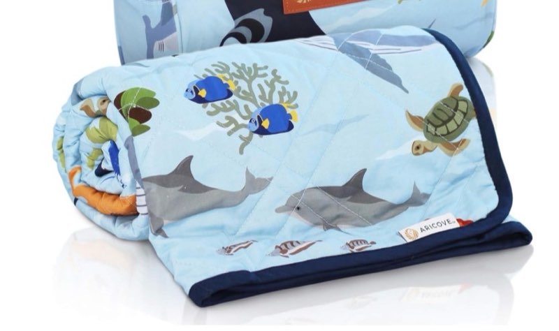 anfie Weighted Blanket Kids(48"x72" 10lbs) Weighted Blanket Cooling Blanket for Sleeping,Throw Size 