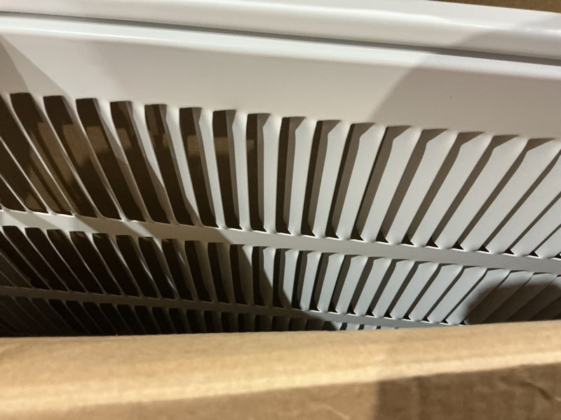 Condition photo showing New/Like New for 16x20 air return grille [duct opening size] return vent cover for wall or ceiling,steel return air grill removable face/door for 1 inch filters(16"w x 20"h [duct opening])