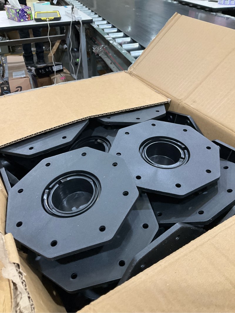 Condition photo showing New/Like New for 30 PCS Adjustable Deck Support Deck Blocks Plastic Pedestal Paver, Shed Foundation Base Deck Block Floor Raising 1-3/16" to 2-3/8", Joist Support Pedestals for Wood WPC Aluminum Foundation Kit Raising 1-3/16" to 2-3/8" 30