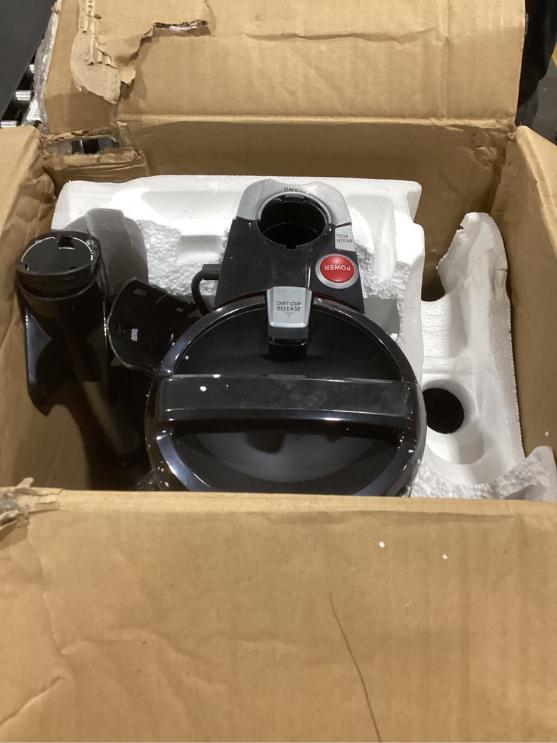 Condition photo showing As Is for Hoover MAXLife Pro Pet Swivel Vacuum Cleaner, Bagless Upright Vac, HEPA Media Filtration, MAXLife System, WindTunnel Technology, Corded Vacuum Cleaners for Home Use