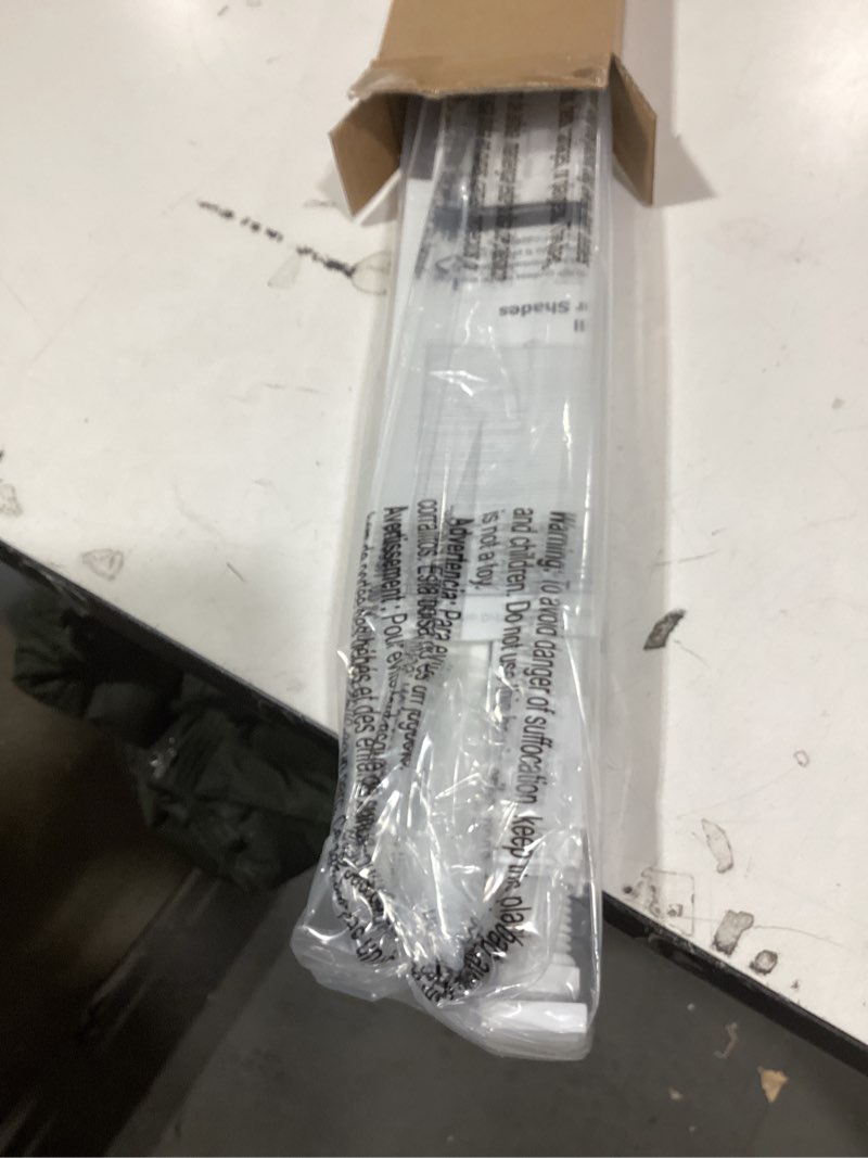 Condition photo showing New/Like New for LazBlinds Cordless Cellular Shades, No Tools No Drill Light Filtering Honeycomb Shades Pleated Blinds for Windows, 26.5'' W x 48'' H, White Light Filtering-white 26 1/2'' W x 48'' H