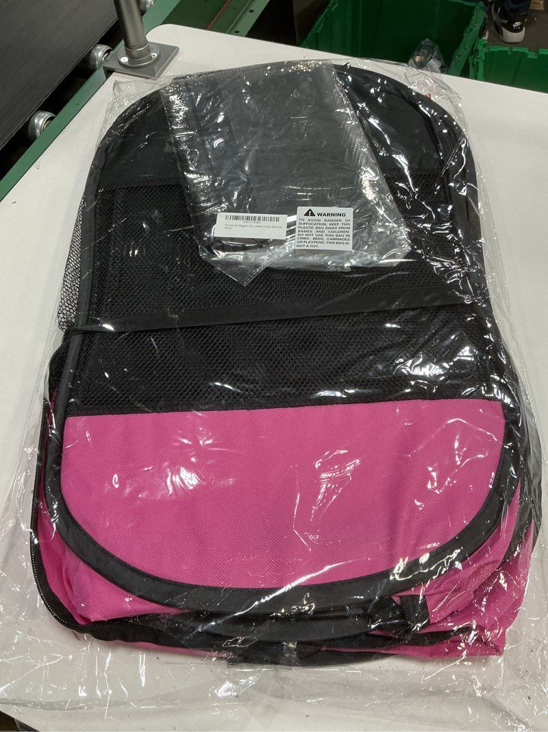 Condition photo showing Good Condition for Portable Dog Playpen for Small Dogs Indoor Outdoor, Foldable Pet Puppy Playpens Kennel Tent with Top Cover Door for House Cat Kitty for Dog Lover as (Medium Size, Pink) Pink M [35.5" x 35.5" x 23.1"]