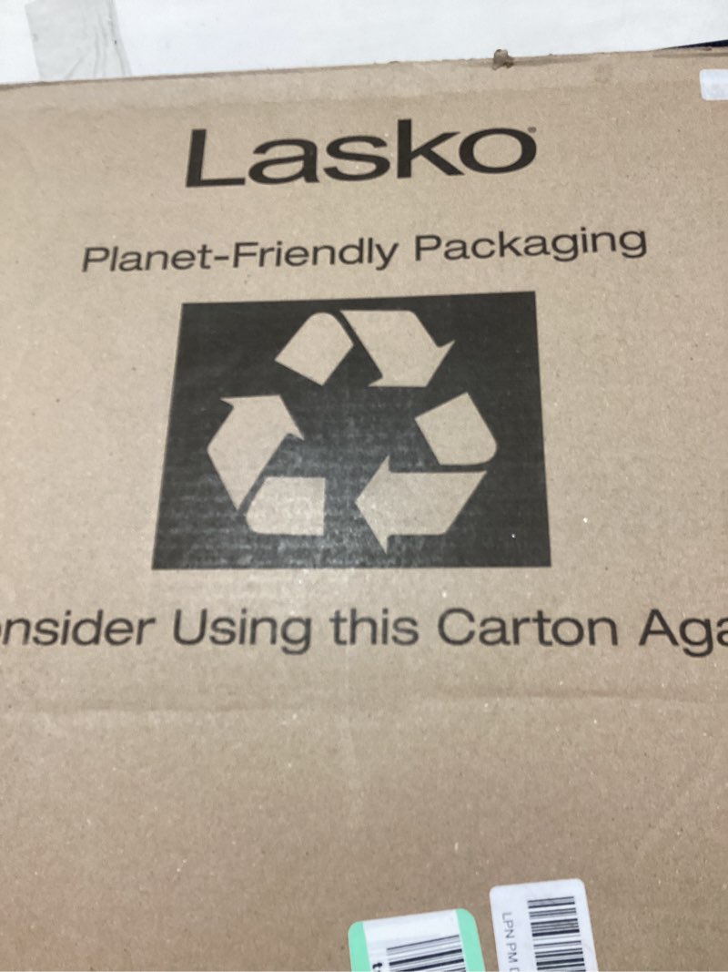 Lasko Oscillating Cyclone Pedestal Fan, Adjustable Height, Timer, Remote Control, 3 Speeds, for Bedr