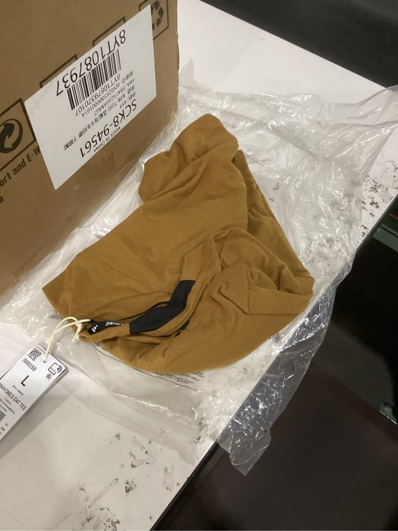 Condition photo showing Good Condition for Adidas Mens Mahomes Designed 4 Training T-Shirt Large Bronze Strata