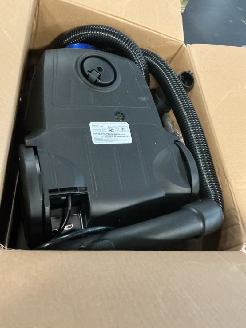 Condition photo showing Good Condition for miele classic c1 turbo team bagged canister vacuum, tech blue - portable, household