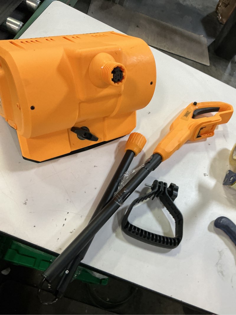 Condition photo showing As Is for Cordless Snow Shovels Compatible with DeWalt 20V Battery, 12" Electric Snow Blower for Driveway Max 26FT Throw Distance, 6" Clear Depth with Front Handle & Telescoping Pole for Deck, Patio (Tool ONLY)