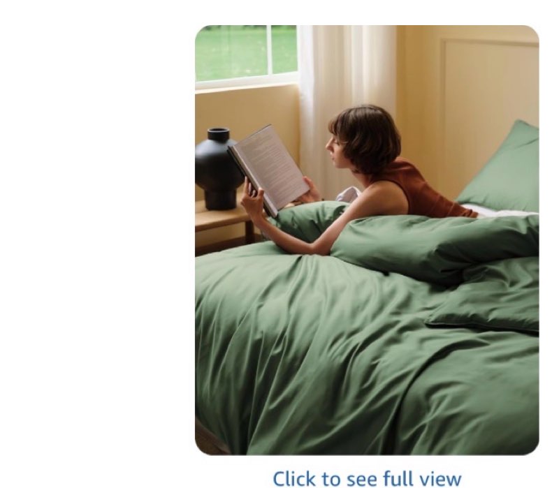 bedsure cooling duvet cover king size, cotton & viscose derived from bamboo duvet cover set, purewoven ultra-soft, breathable & lightweight home bedding for all seasons(olive(quince)