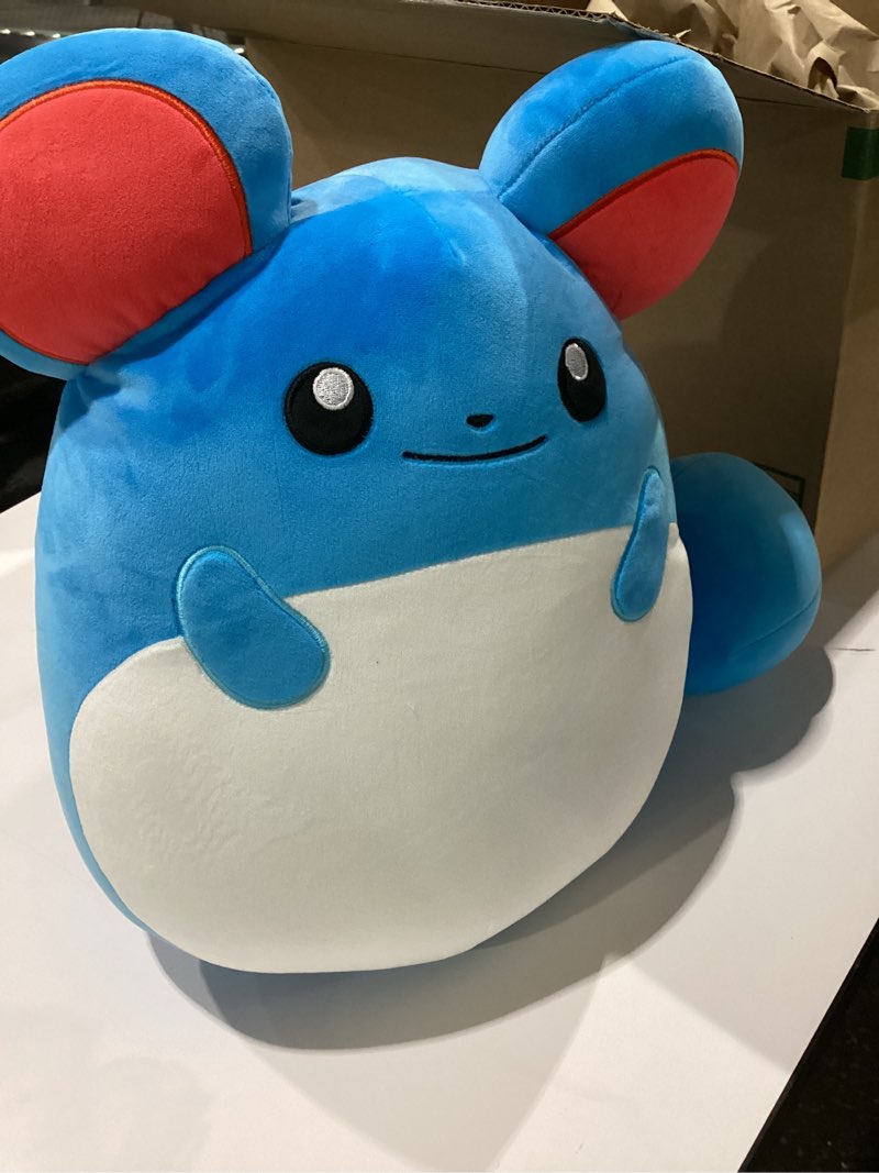 Condition photo showing New/Like New for Squishmallows Original 14-Inch Marill Pokémon Plush - Ultrasoft Official Jazwares Plush (Large)
