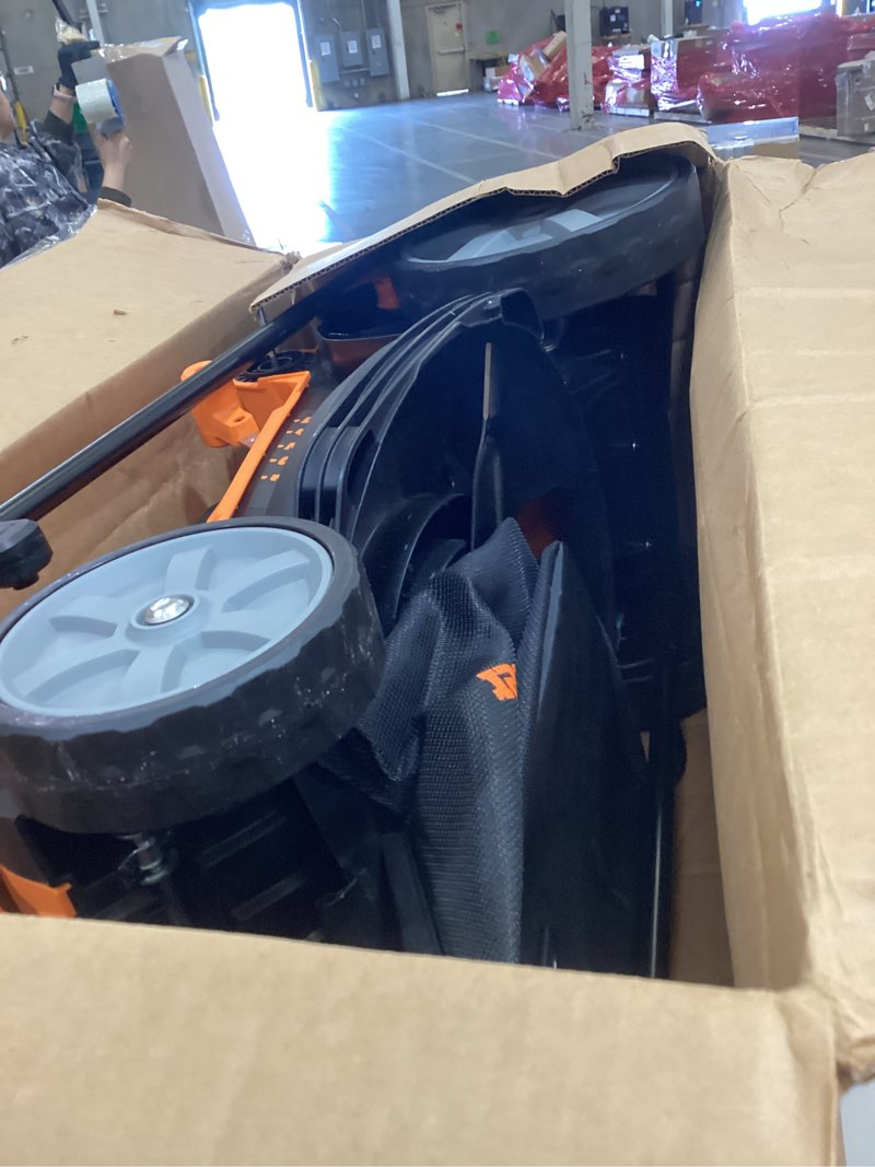 Condition photo showing New/Like New for lawnmaster meb1216k electric lawn mower 16-inch 12amp