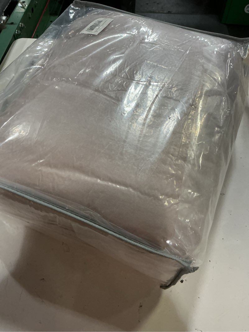 Condition photo showing New/Like New for qsh taupe oversized king comforter set 120x120,shabby vintage chic ruffled bedding comforter farmhouse french country rustic comforter microfiber soft fluffy lightweight bedding 3 pcs oversized king plus 120x120 taupe