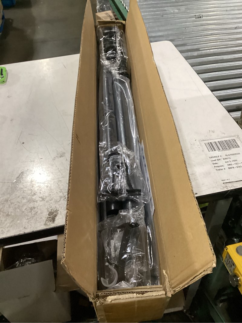 Condition photo showing New/Like New for fadoty tension curtain rods no drilling, extra long tension rod 41-179 inch, heavy duty shower curtain rod for outdoor patio bathroom windows room divider, adjustable, anti-slip, no rust, black black 41-179inch