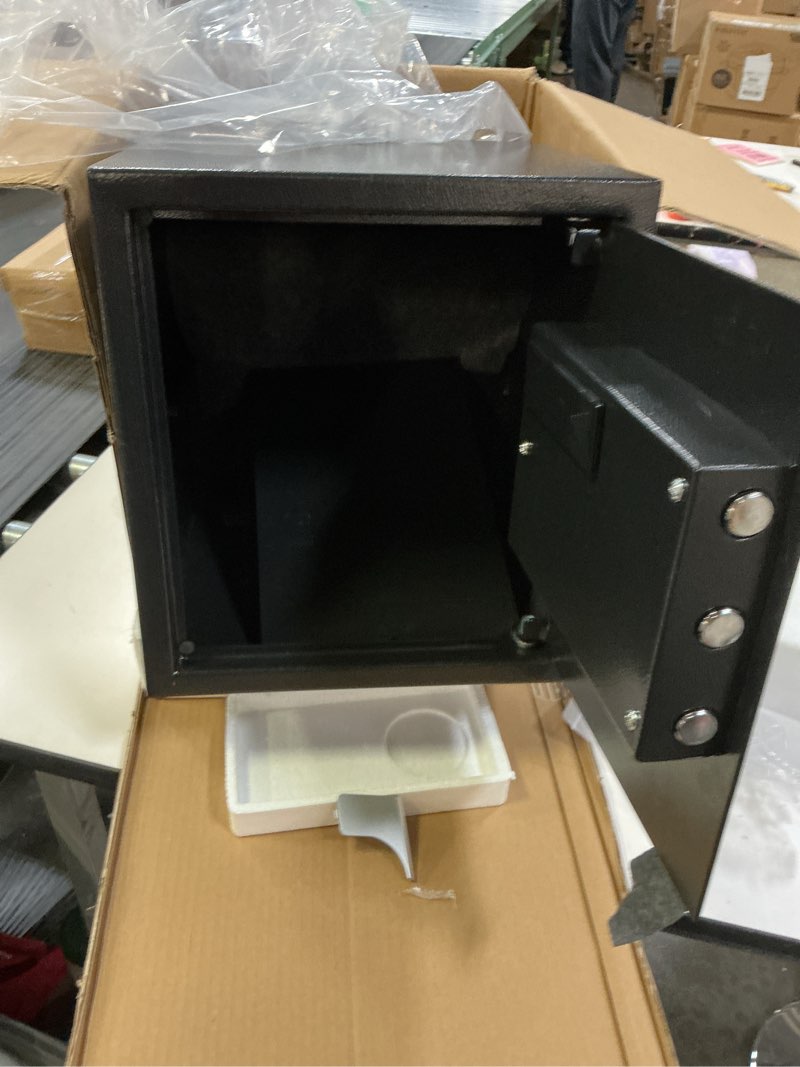 Condition photo showing Good Condition for 2.3 Cuft Fire proof Safes for HOME USE, Digital Security Safe Box with Programmable Keypad and Spare Keys, Safety Box for Home Office Business, Document Safe for Money Medicine Valuables