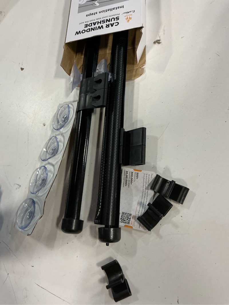 Condition photo showing Good Condition for EcoNour Car Window Shades (4 Pack) | Retractable Roller Sunshade for Kids | Baby Window Shades for Offers Impeccable Sun Protection | Curtain Shades for Privacy Blackout | 15"x17" Standard(4 Pack)