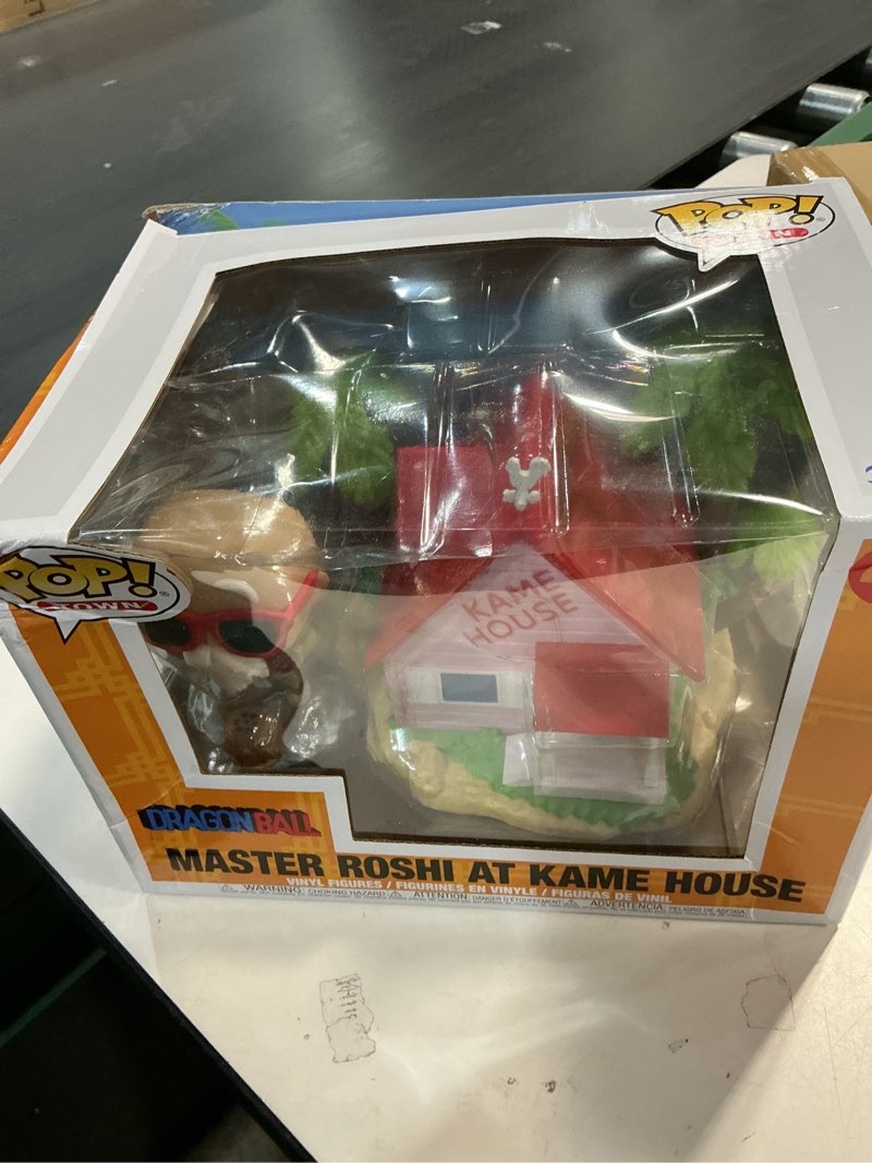 Condition photo showing New/Like New for Funko Pop! Town: Dragon Ball - Master Roshi at Kame House - Collectable Vinyl Figure - Gift Idea - Official Merchandise - Toys for Kids & Adults - Anime Fans - Model Figure for Collectors