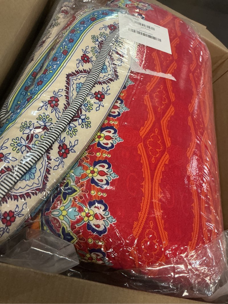 Condition photo showing Good Condition for jzgydd bohemian retro japanese floor mattress, vintage floral tatami floor mat, portable roll up fut