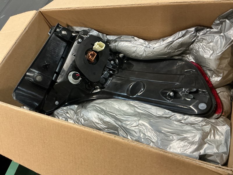 Condition photo showing As Is for LH Left Driver Side Outer Tail Light Replacement for Toyota Sienna 2011-2014 Tail Lamp 8156008030 TO2804107