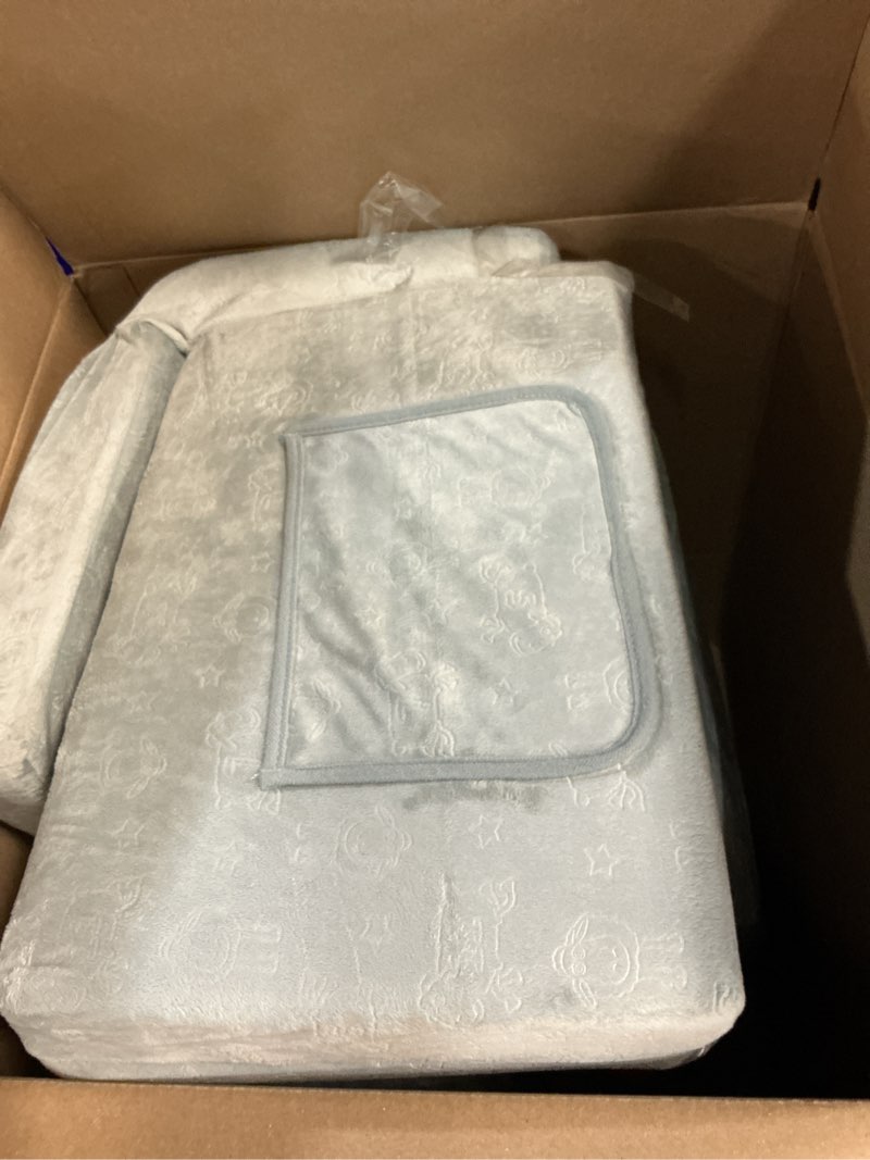 Condition photo showing Good Condition for Serta Perfect Sleeper Extra Wide Convertible Sofa to Lounger - Comfy 2-in-1 Flip Open Couch/Sleeper for Kids, Grey Sofa Grey