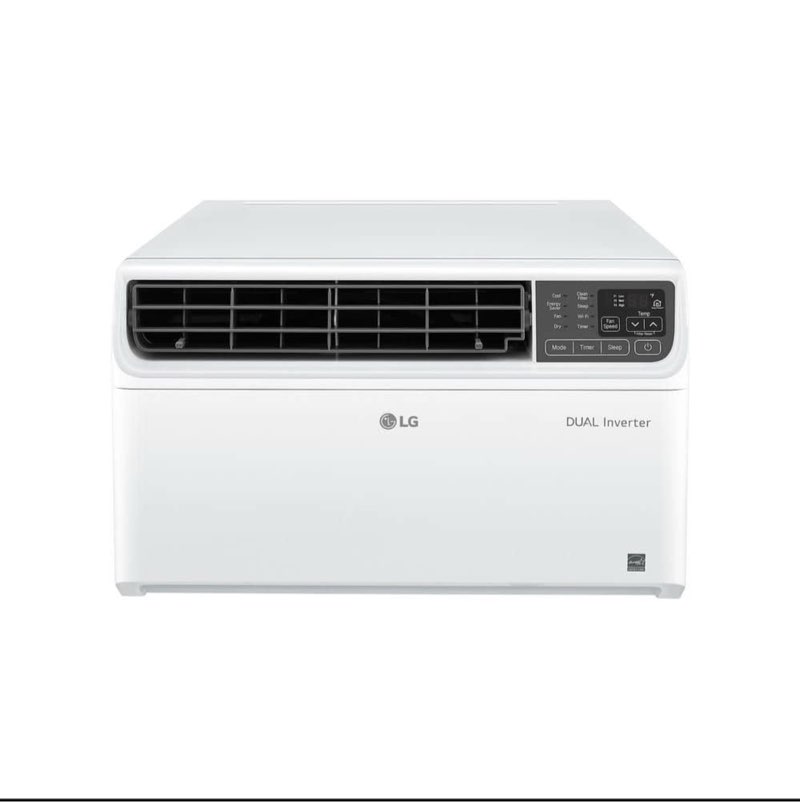 LG - 14,000 BTU Smart Window Air Conditioner 700 Sq. Ft. - White