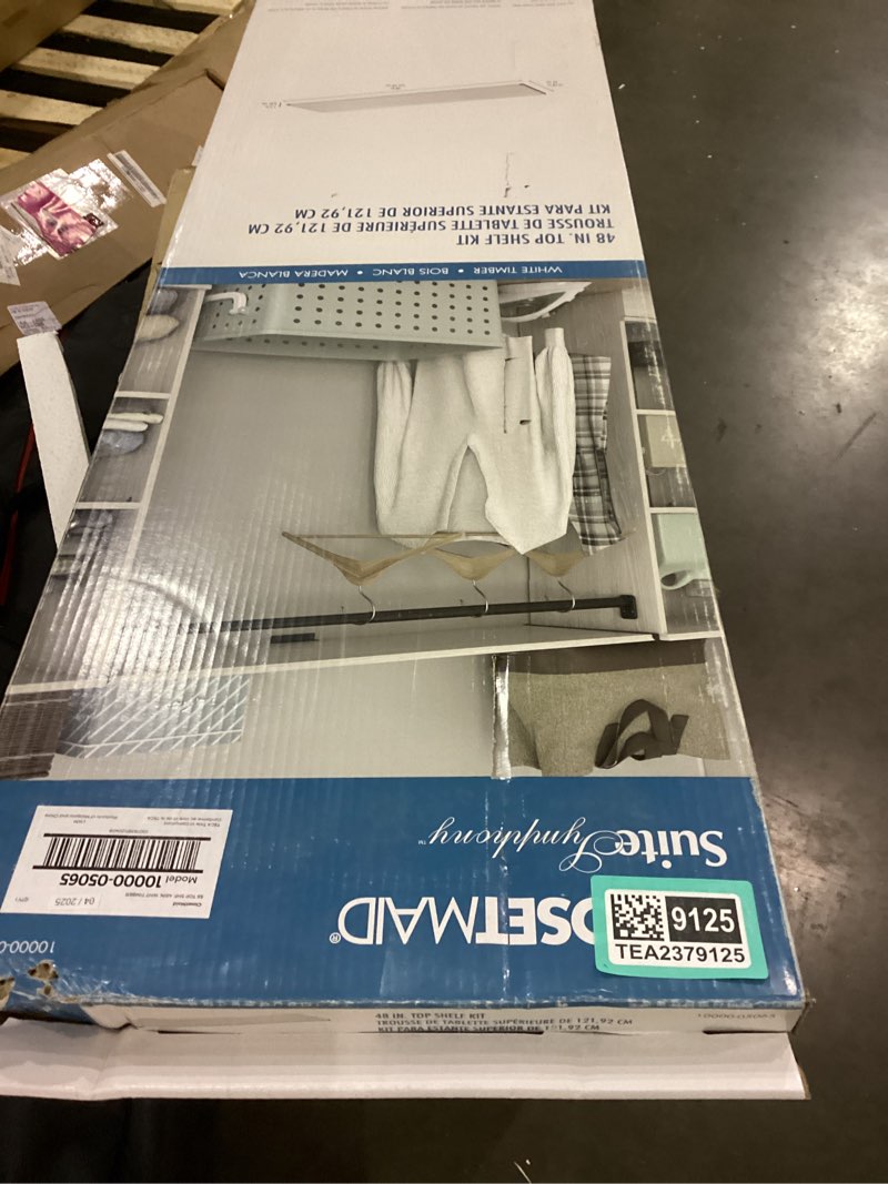 Condition photo showing New/Like New for 48 inch top shelf kit