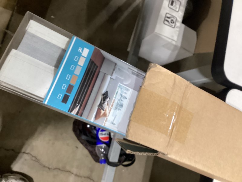 Condition photo showing New/Like New for changshade blackout blinds black out shade for indoor windows, cordless cellular shades room darkening honeycomb blinds for bedroom, bathroom, shade size 36 inch high 19 inch wide, white white 19"w×36"h(fba)