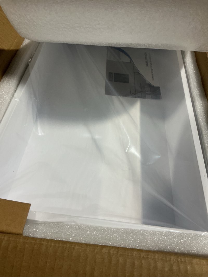 Condition photo showing Good Condition for 12" X 24" Stainless Steel Shower Niche Insert Tile Ready, Niche for Shower Wall, Recessed Shelf No Tile Needed for Bathroom Storage, White 12" X 24" 1-Tier White