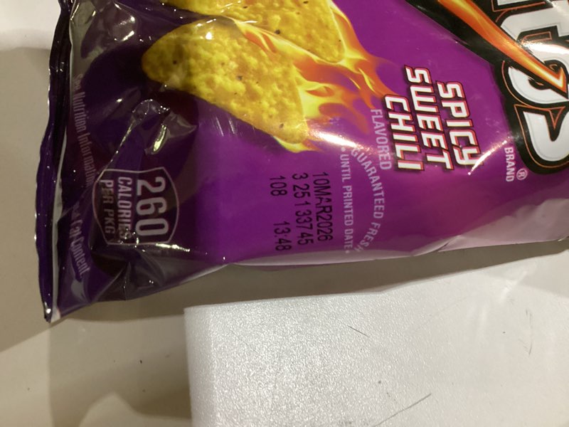 Condition photo showing New/Like New for Doritos Flavored Tortilla Chips, Spicy Sweet Chili, 1.75 Ounce (Pack of 64) Spicy Sweet Chili 112 Ounce 