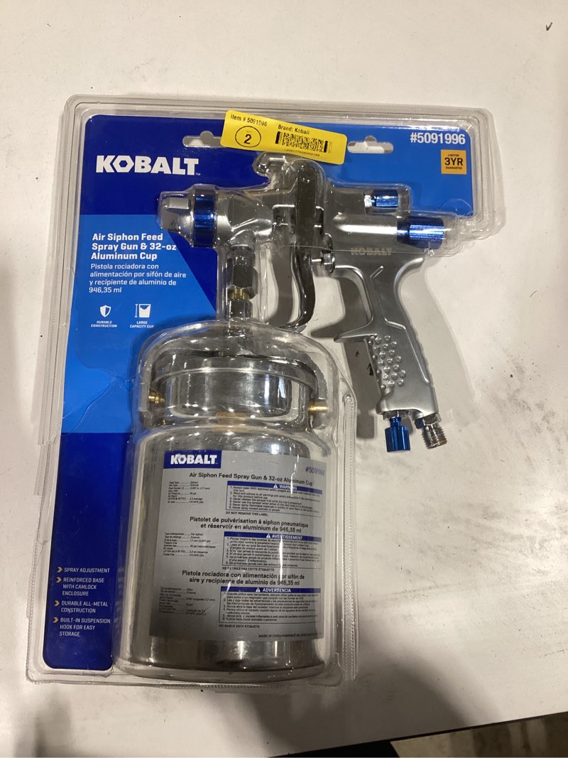 Condition photo showing Good Condition for kobalt 2-in air paint sprayer
