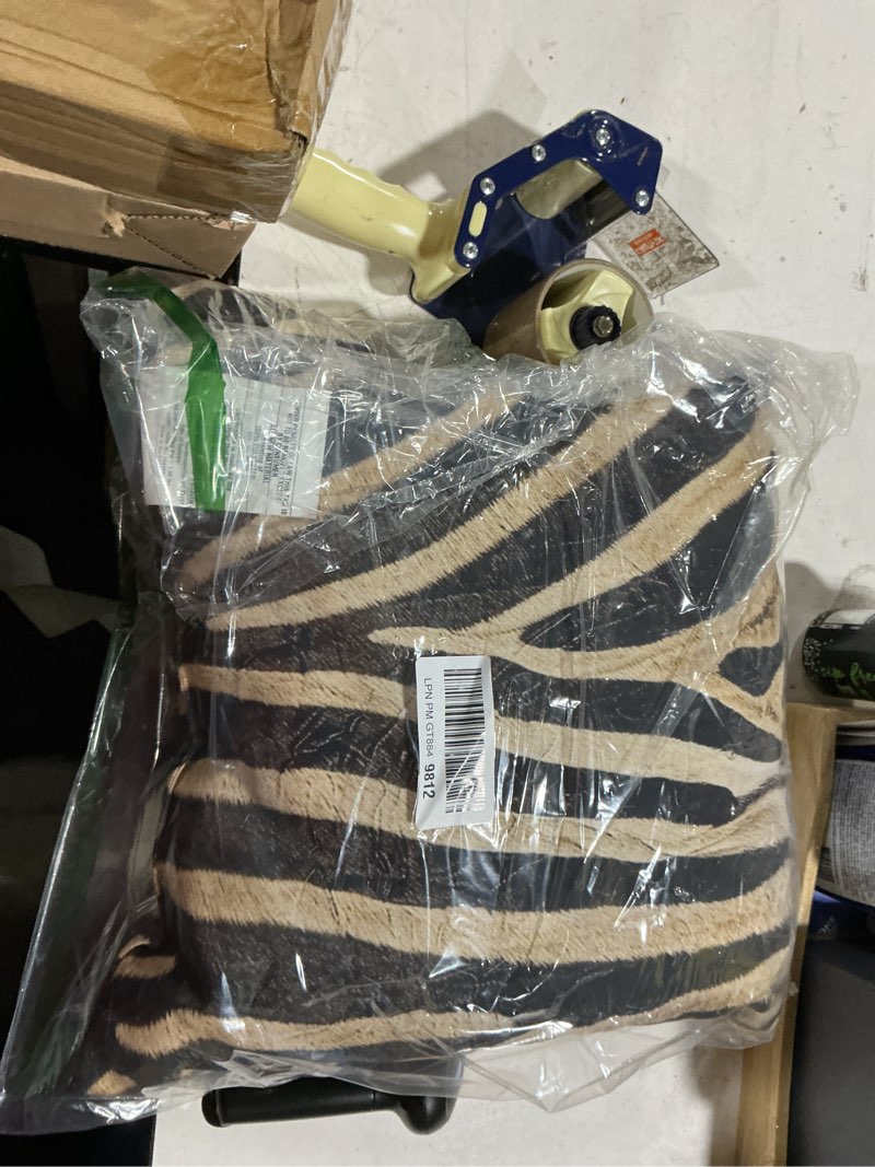Condition photo showing Good Condition for zebra print zebra pattern throw pillow 18x18