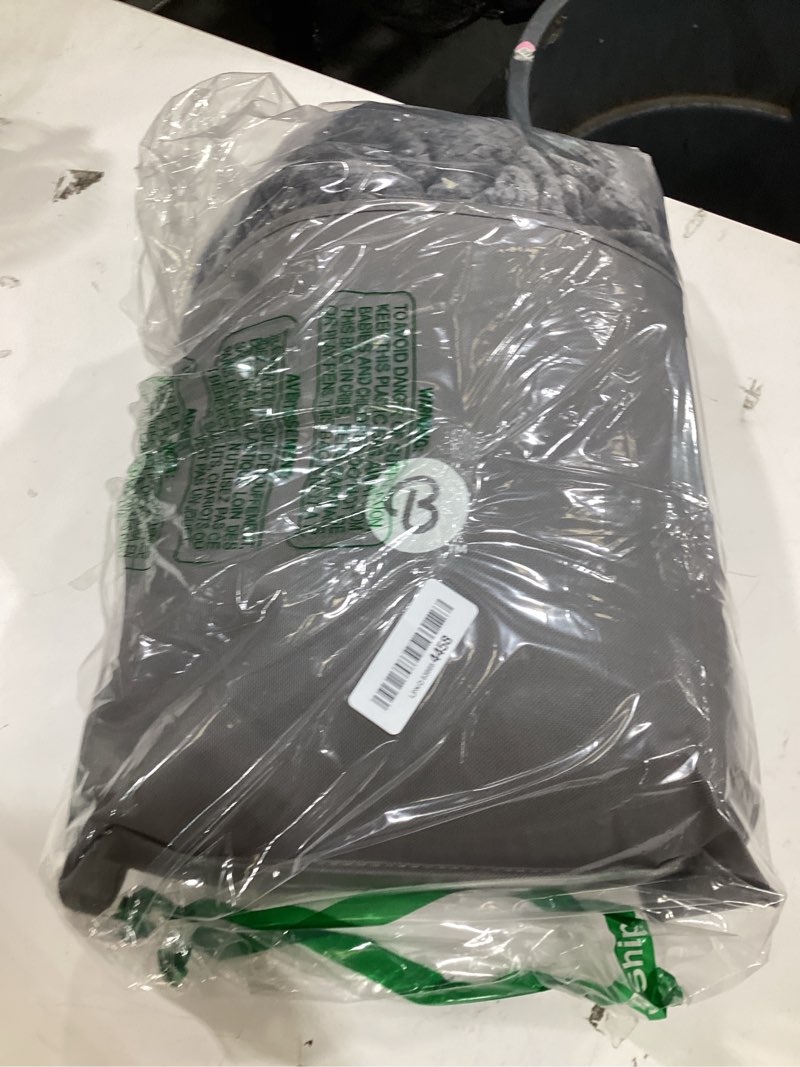 Condition photo showing New/Like New for bare home textured fleece blanket - full/queen - ultra-soft lightweight for bed, sofa, and couch - luxury microplush - cozy warm blanket (full/queen, chevron grey) full/queen 30 - chevron grey