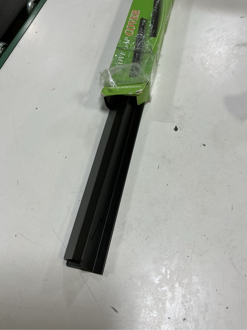Condition photo showing Good Condition for 16.5"-33" stove counter gap covers, stainless steel stove gap guard, cooktop trim kit, stove gap guards, oven gap filler, heat resistant & effectively protect stove gap filler,black(2pcs) 16.5-33inch black