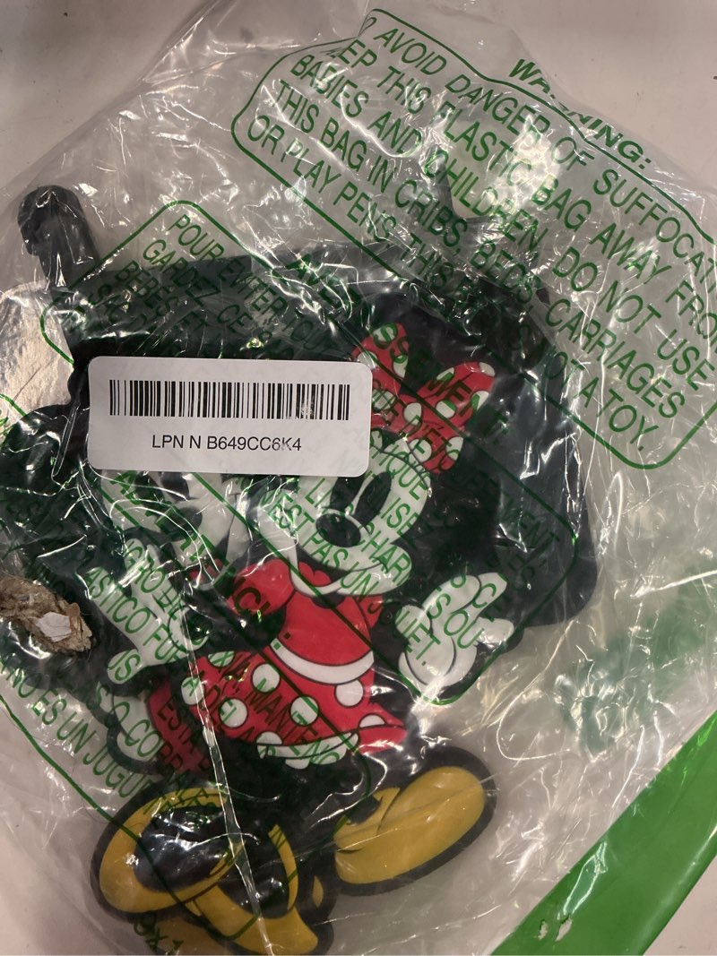 Condition photo showing New/Like New for ful disney classic 2-piece suitcase id tag set with adjustable straps, mickey and minnie mouse, multi, one size