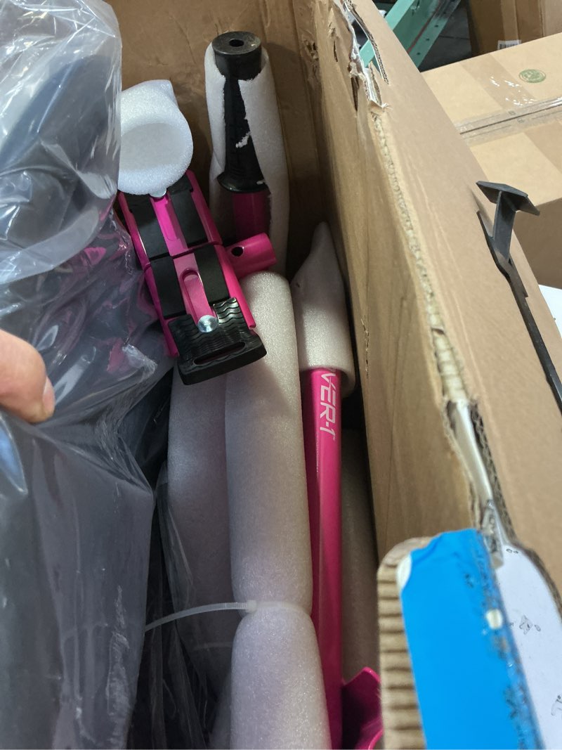 Condition photo showing Good Condition for hover-1 buggy hoverboard attachment - compatible with most 6.5" & 8" electric hoverboards, hand-operated rear wheel control, adjustable frame & straps, easy assembly & install hoverboard go kart pink