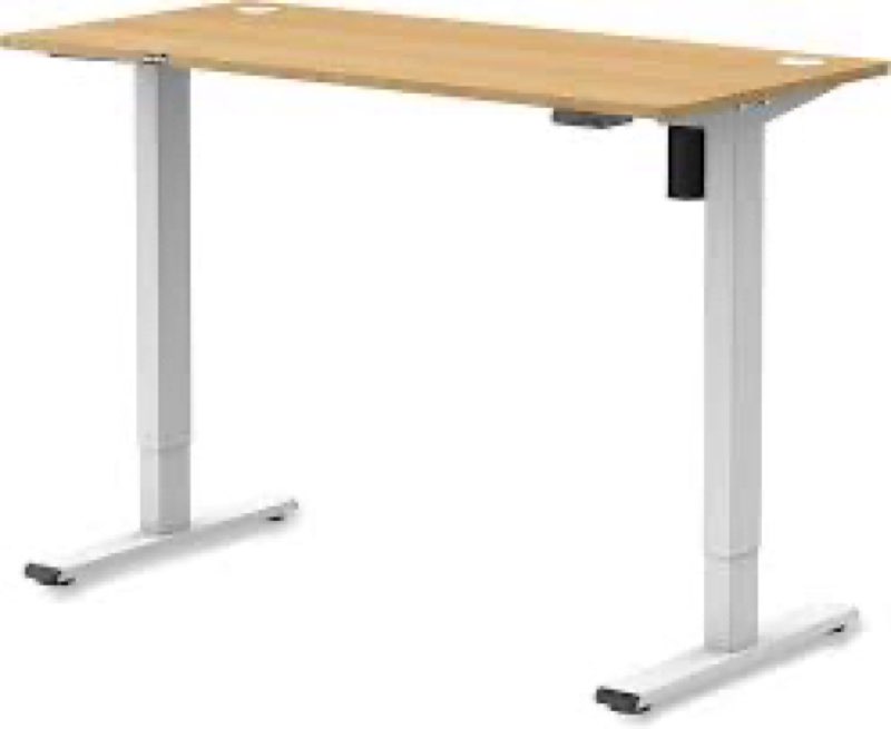 Comfty Home/Office Height Adjustable Table, 28.7” to 48.4”, Beige