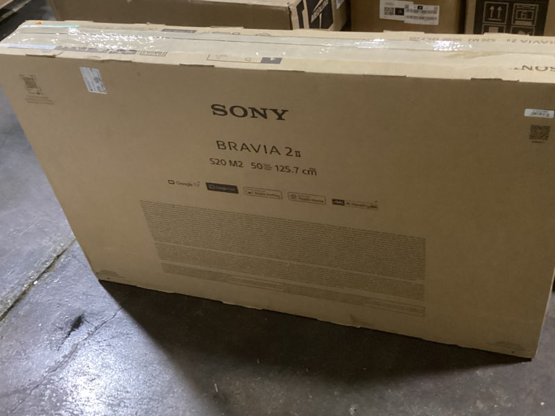 Condition photo showing As Is for Sony BRAVIA 2 II 43 Inch 4K Ultra HD LED Smart TV with Google TV and Exclusive Features for PlayStation®5 (K-43S20M2), 2025 Model 43 TV Only