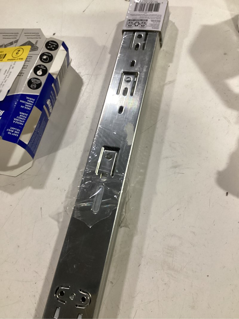 Condition photo showing Good Condition for reliabilt 14-in full extension soft close side mount ball bearing 50-lb load capacity silver drawer slide 1-pair (2-pieces)