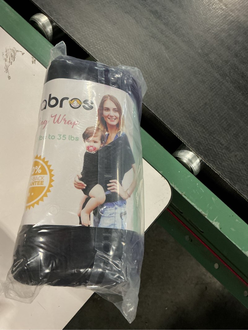 Condition photo showing New/Like New for acrabros baby wrap carrier,hands free baby carrier sling,lightweight,breathable,softness,perfect for newborn infants and babies shower gift,black