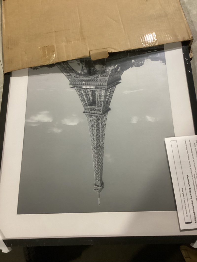 Condition photo showing Good Condition for upsimples 20x24 Picture Frame, Display Pictures 16x20 with Mat or 20 x 24 Without, Wall Hanging Poster Frames, Black, 1 Pack Black 20x24