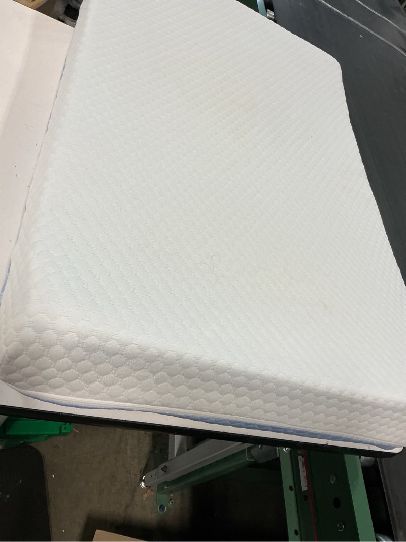 Condition photo showing As Is for pack and play mattress pad, 38x26 soft & firm memory foam pack n play mattresses with removable ultra-soft cover for baby, portable travel baby mattress for pack n play white-pad21 38"l x 26"w