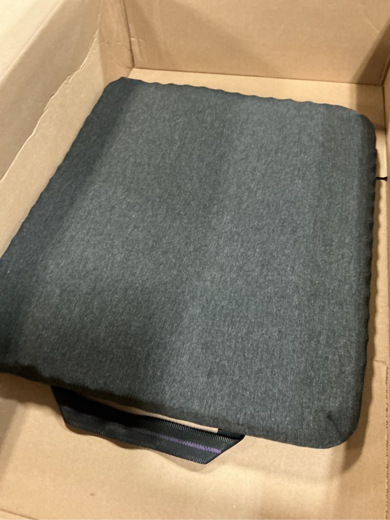 Condition photo showing Good Condition for purple simply seat cushion | pressure reducing grid designed for ultimate comfort | designed for cars and travel | made in the usa